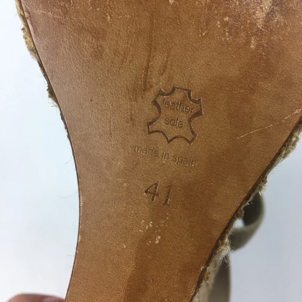 Jean-Michel Cazabat Zesta Wedge Espadrilles Women’s Sz‎ 11 US